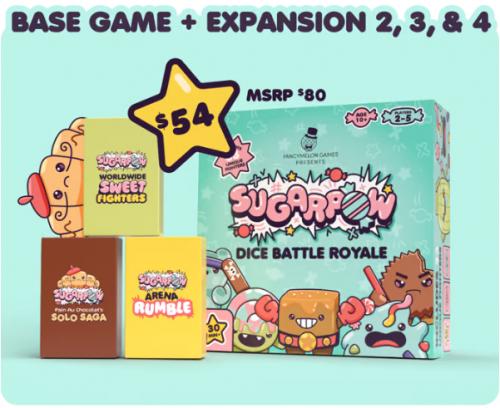 Sugarpow Base Game + Expansion 2, 3, & 4