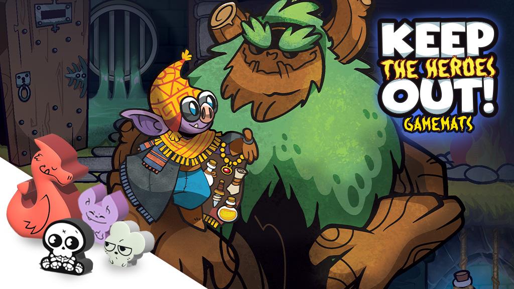 Keep the Heroes Out: Game Mats