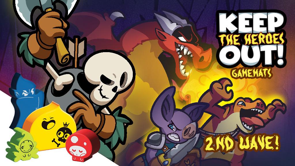 Keep the Heroes Out: Gamemats 2nd Wave