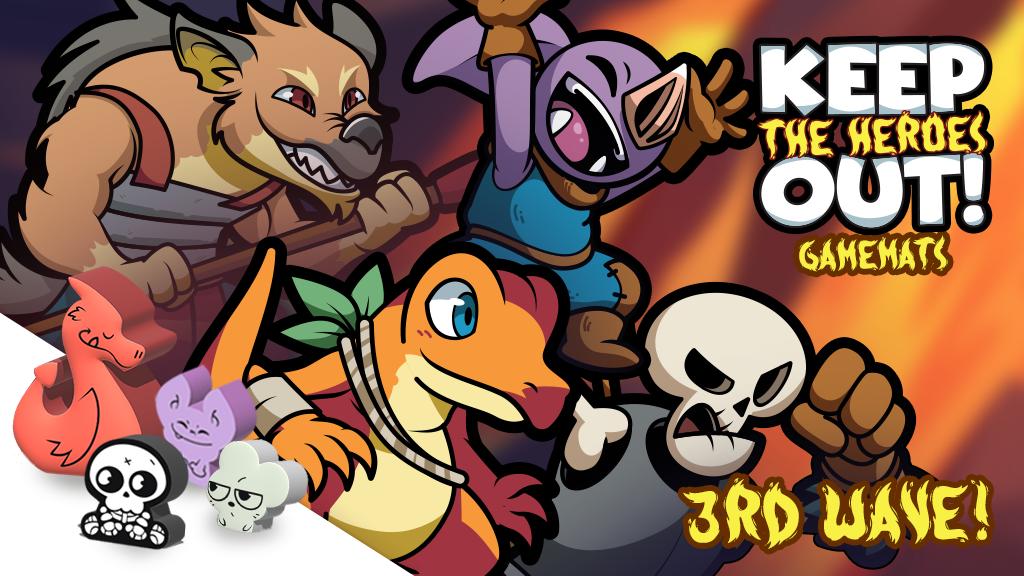 Keep the Heroes Out: Gamemats 3rd wave!