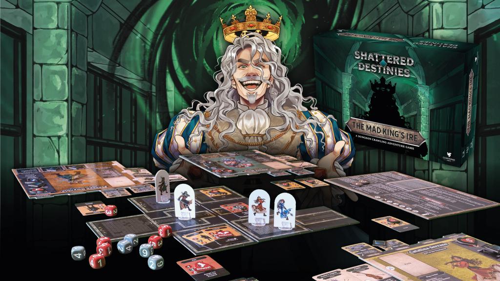 The Mad King's Ire - A Dungeon Crawling Boardgame